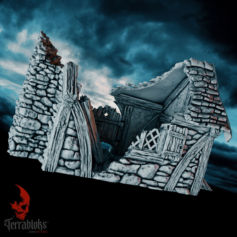 Helwick Granny's Cottage ruined