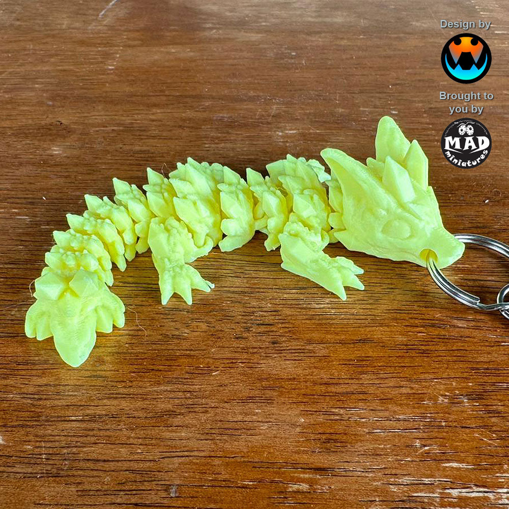 Keychain Baby Wolf Dragon