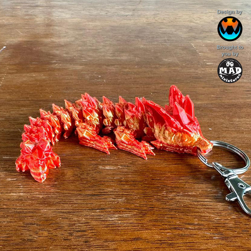 Keychain Baby Wolf Dragon