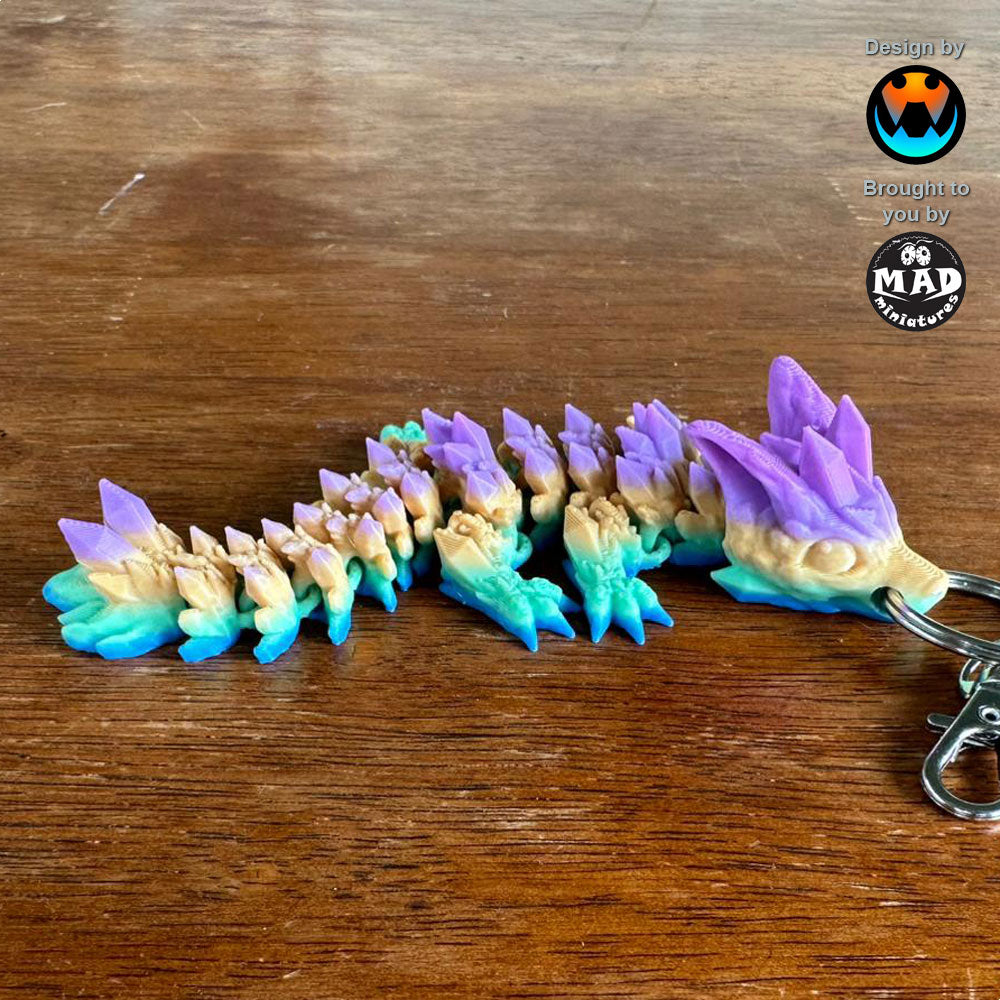 Keychain Baby Wolf Dragon