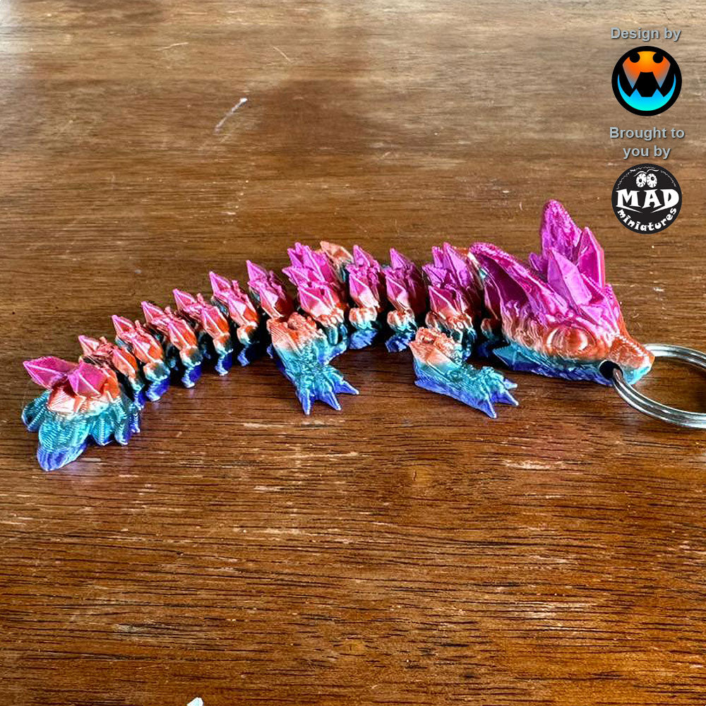 Keychain Baby Wolf Dragon