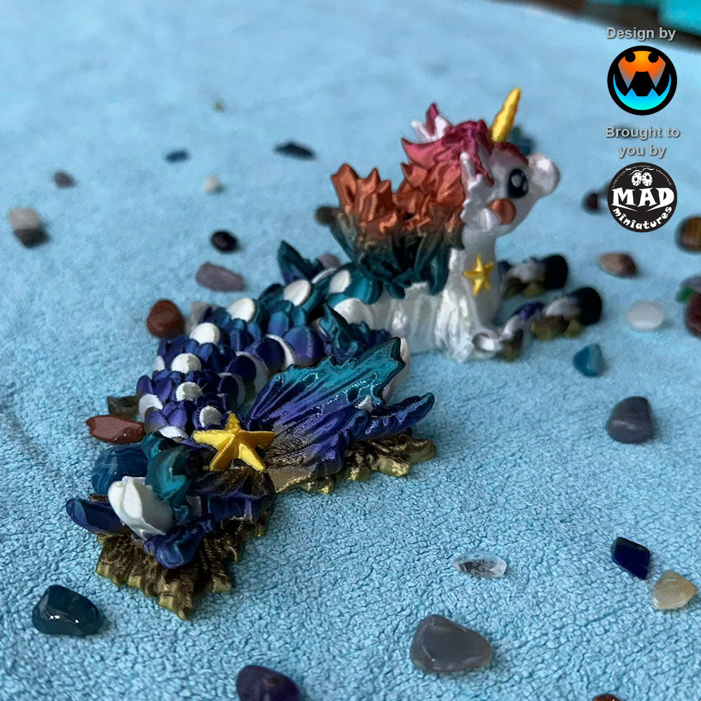 Rainbow Hippocampus Unicorn