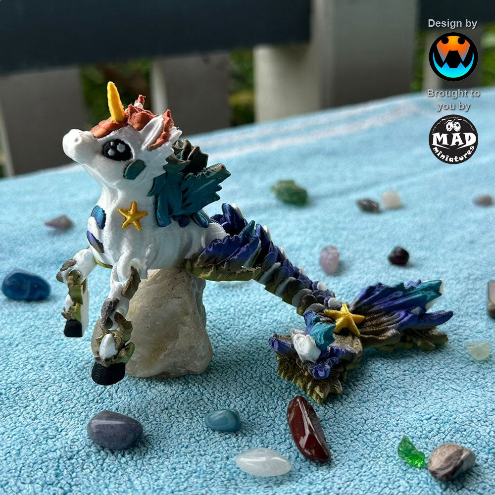 Rainbow Hippocampus Unicorn