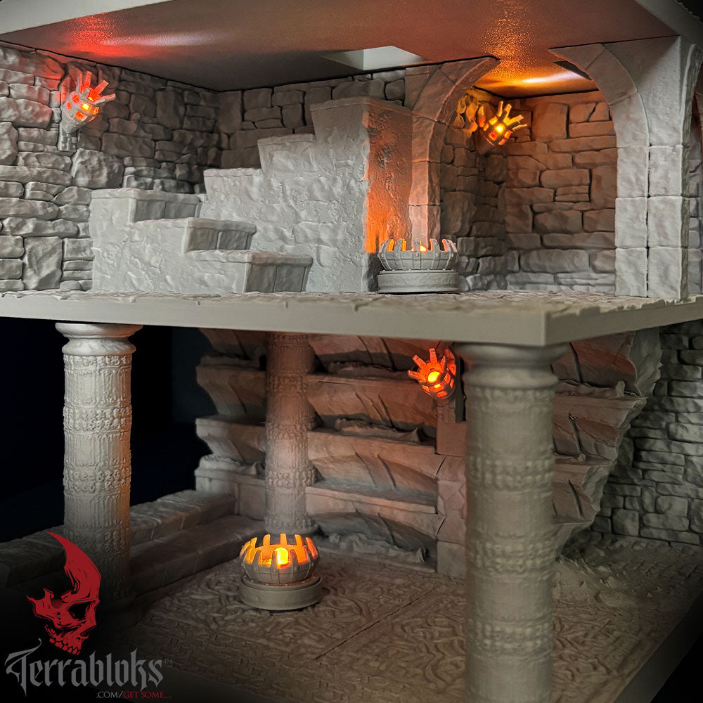 20 Brazier Torches - ready for LED