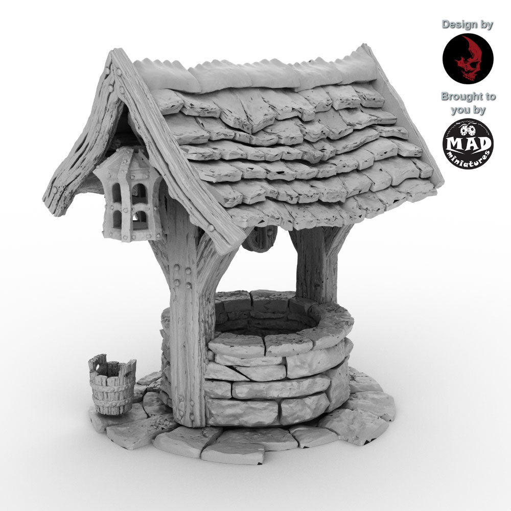Well with roof