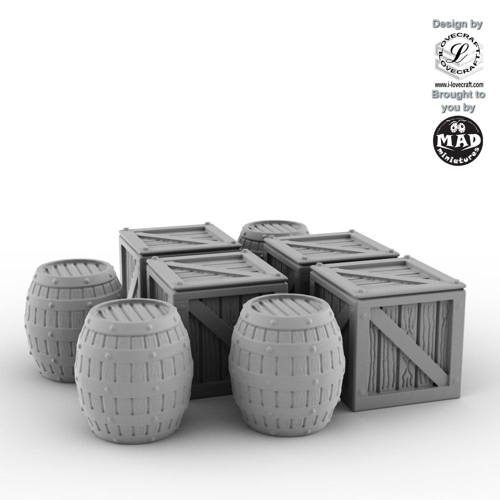 4 Crates and 4 Barrels