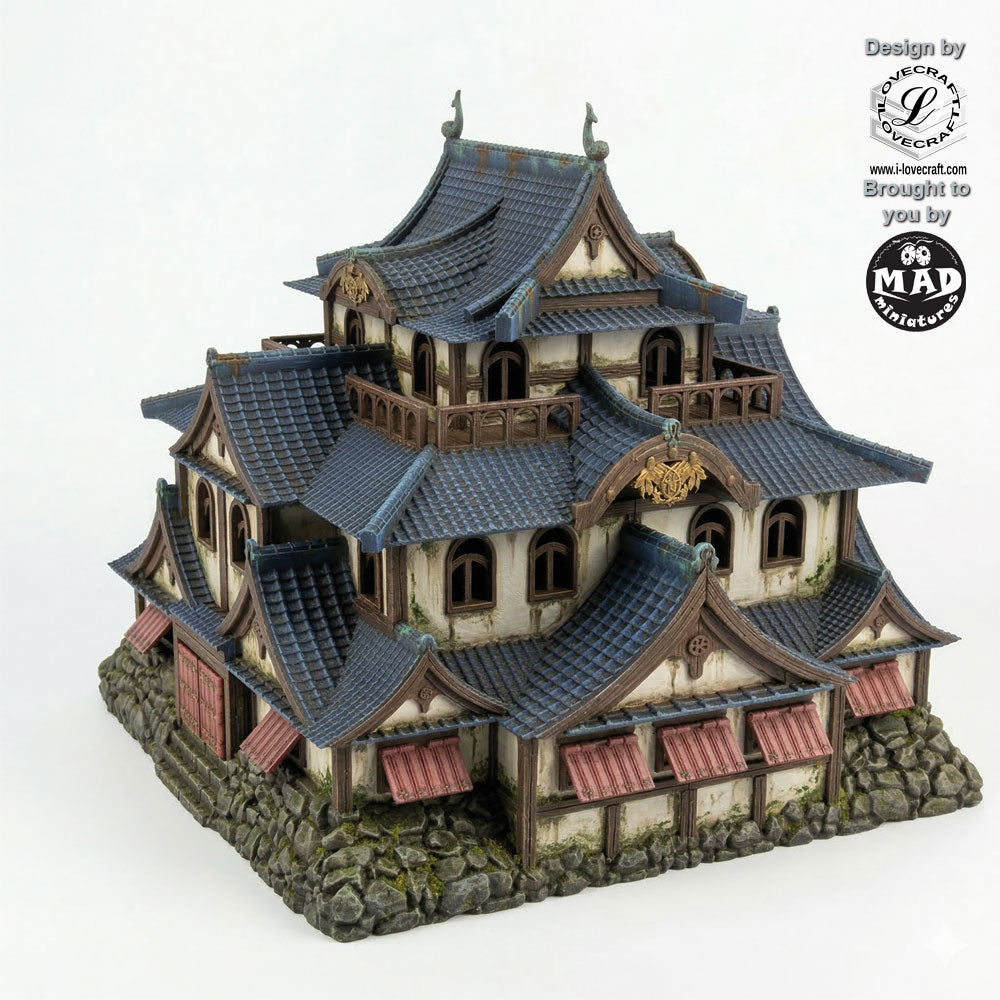 Nippon Saga Matsue Castle – 28mm Terrain by Iain Lovecraft – Mad