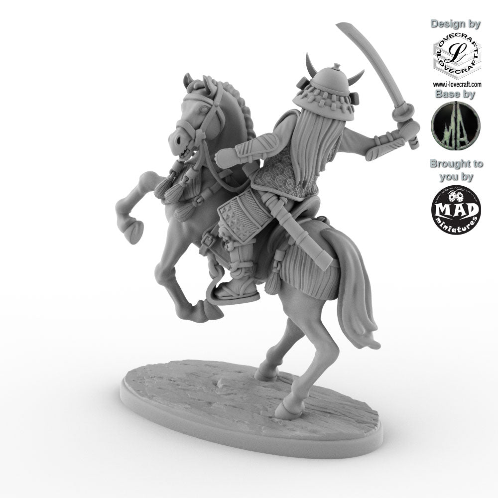 Mounted Onna Bugeisha Katana