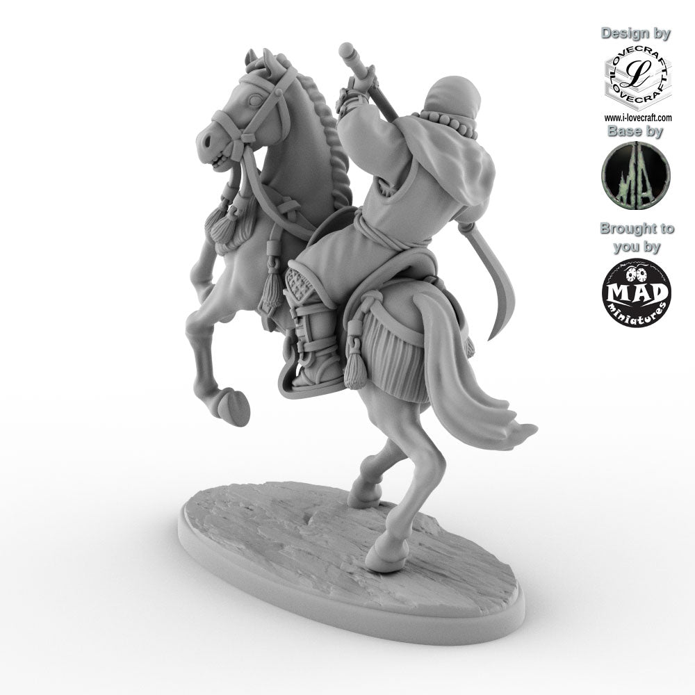 Mounted Ikko Ikki Monk Naginata