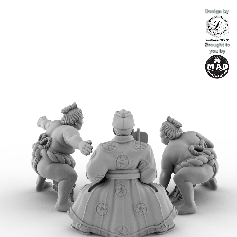 2 Sumo Wrestler and Gyoji