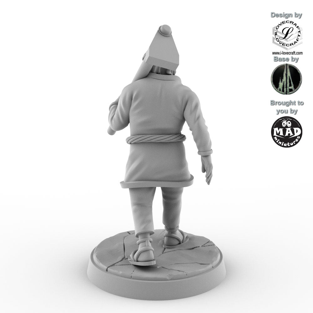 Field Worker with Pick