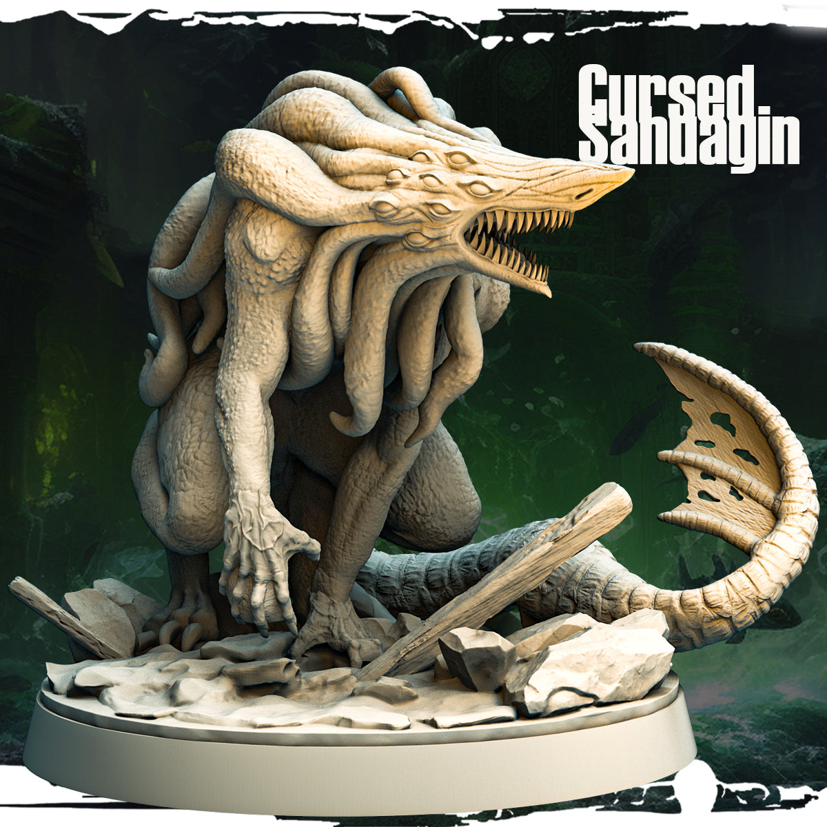 Cursed Sahuagin - Sea Devil