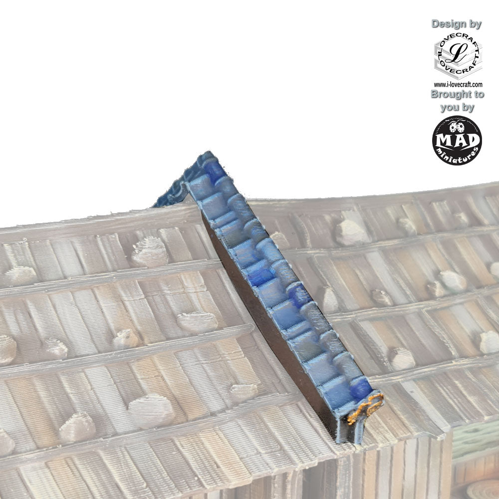 Village House Roof Divider (Set of 2) – Nippon Saga 2, designed by Lovecraft and brought to you by Mad Miniatures.