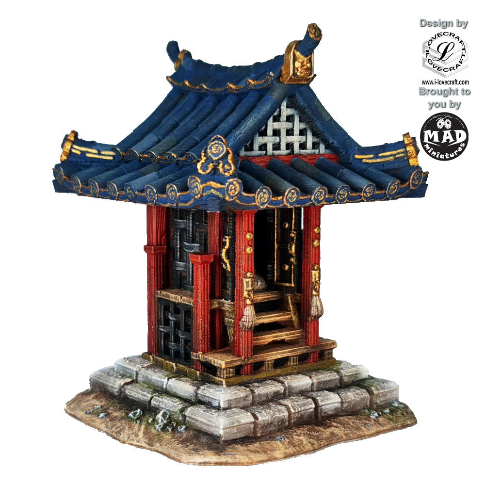 Shinto Shrine from Nippon Saga, designed by Iain Lovecraft and brought to you by Mad Miniatures