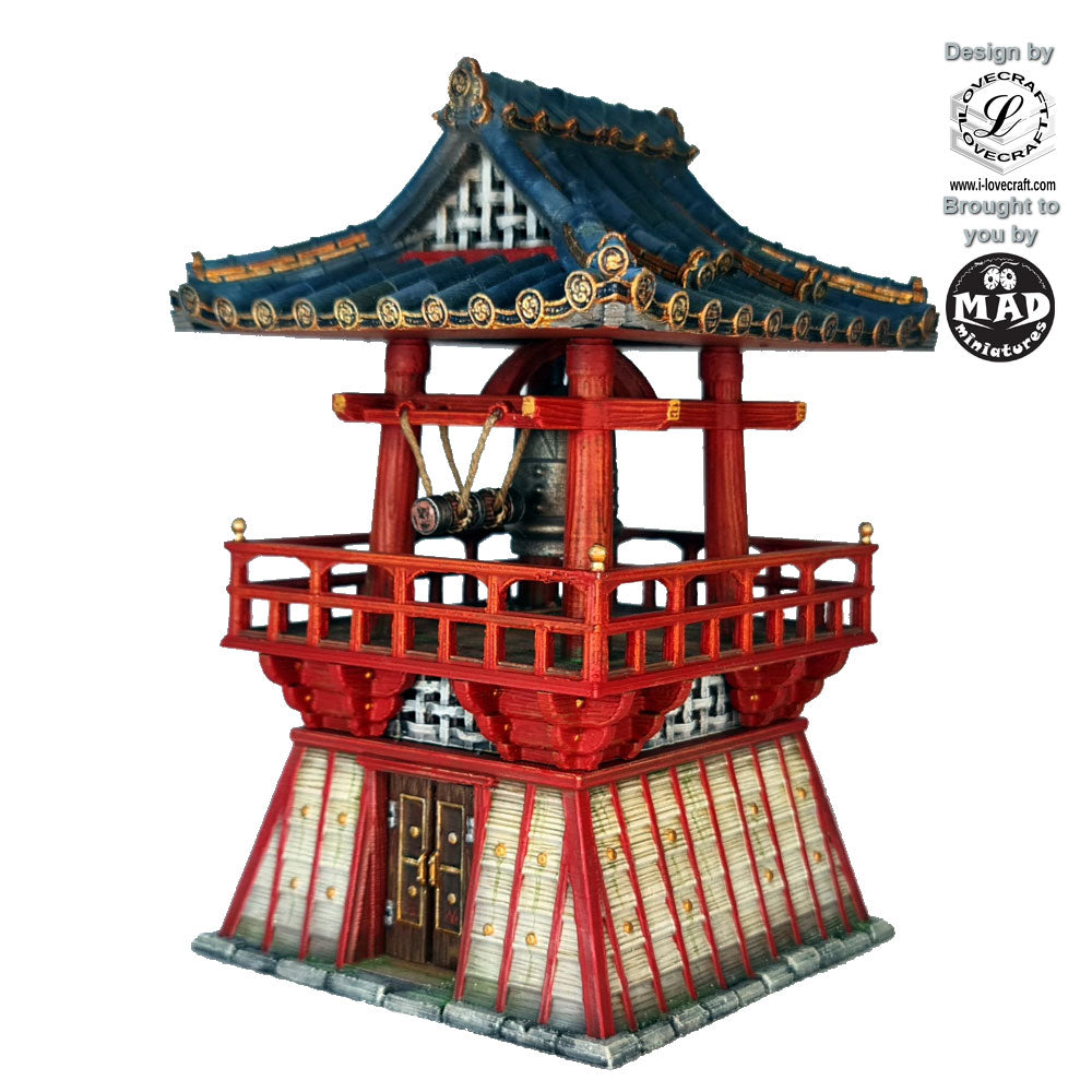 Temple Bell Tower from Nippon Saga, designed by Iain Lovecraft and brought to you by Mad Miniatures