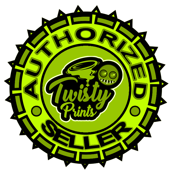 Twisty Prints authorized seller badge