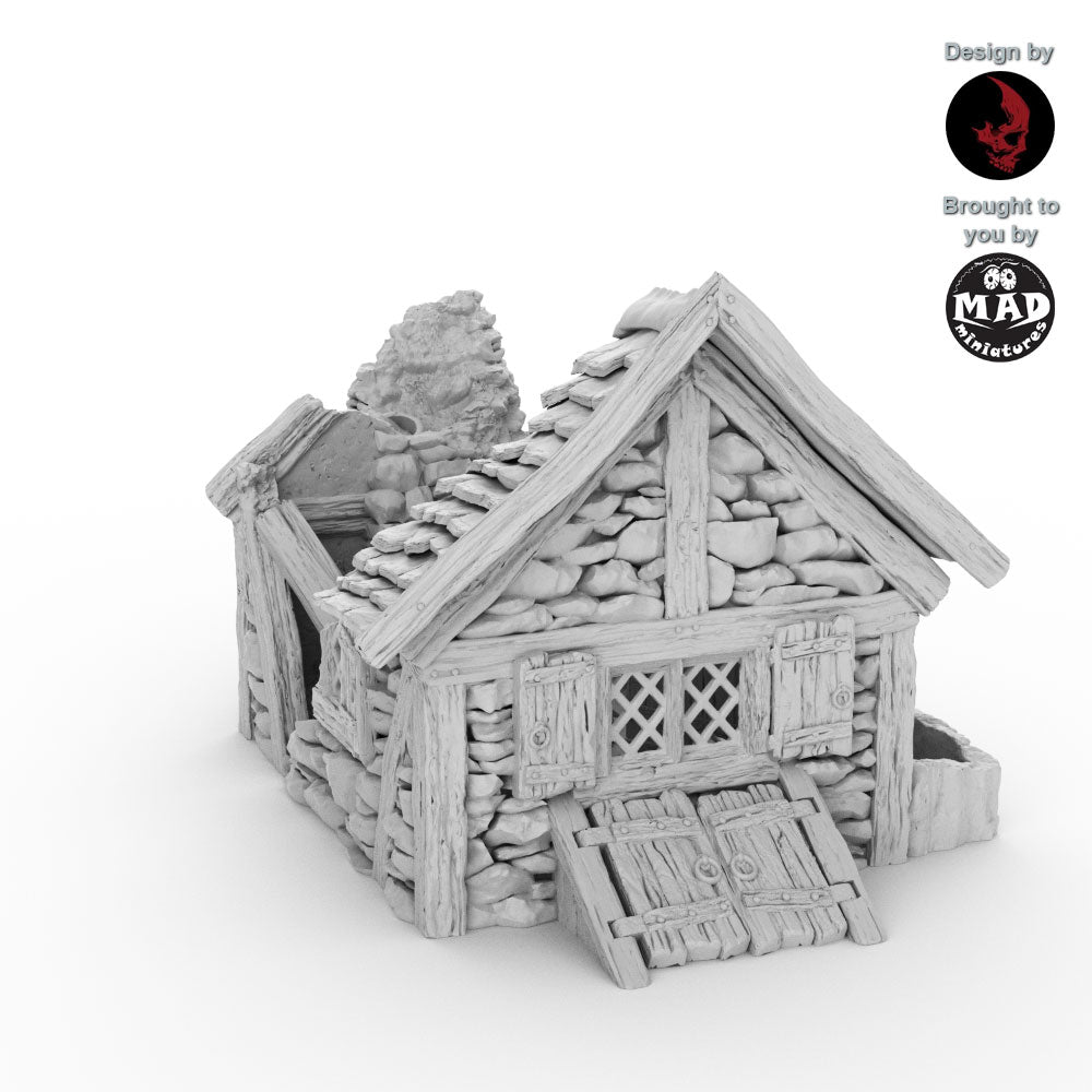 Helwick Granny's Cottage ruined