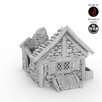 Helwick Granny's Cottage ruined