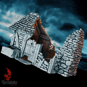 Helwick Granny's Cottage ruined