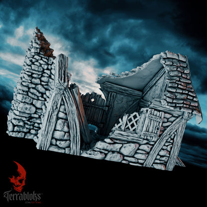 Helwick Granny's Cottage ruined