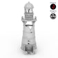 Helwick Lighthouse ruined