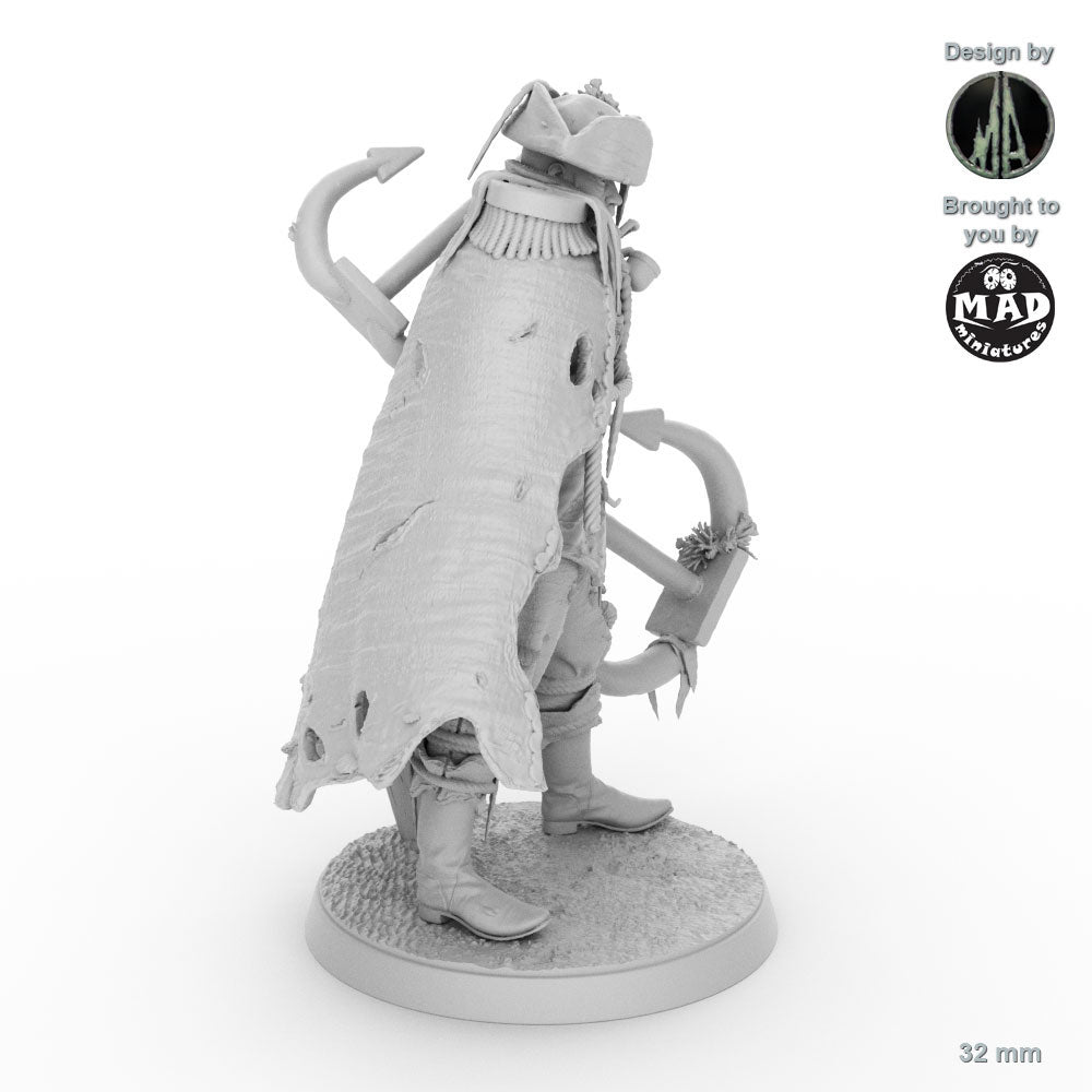 Mini Captain Scary Cursed Captain Miniature β Terror on Cursed Waters