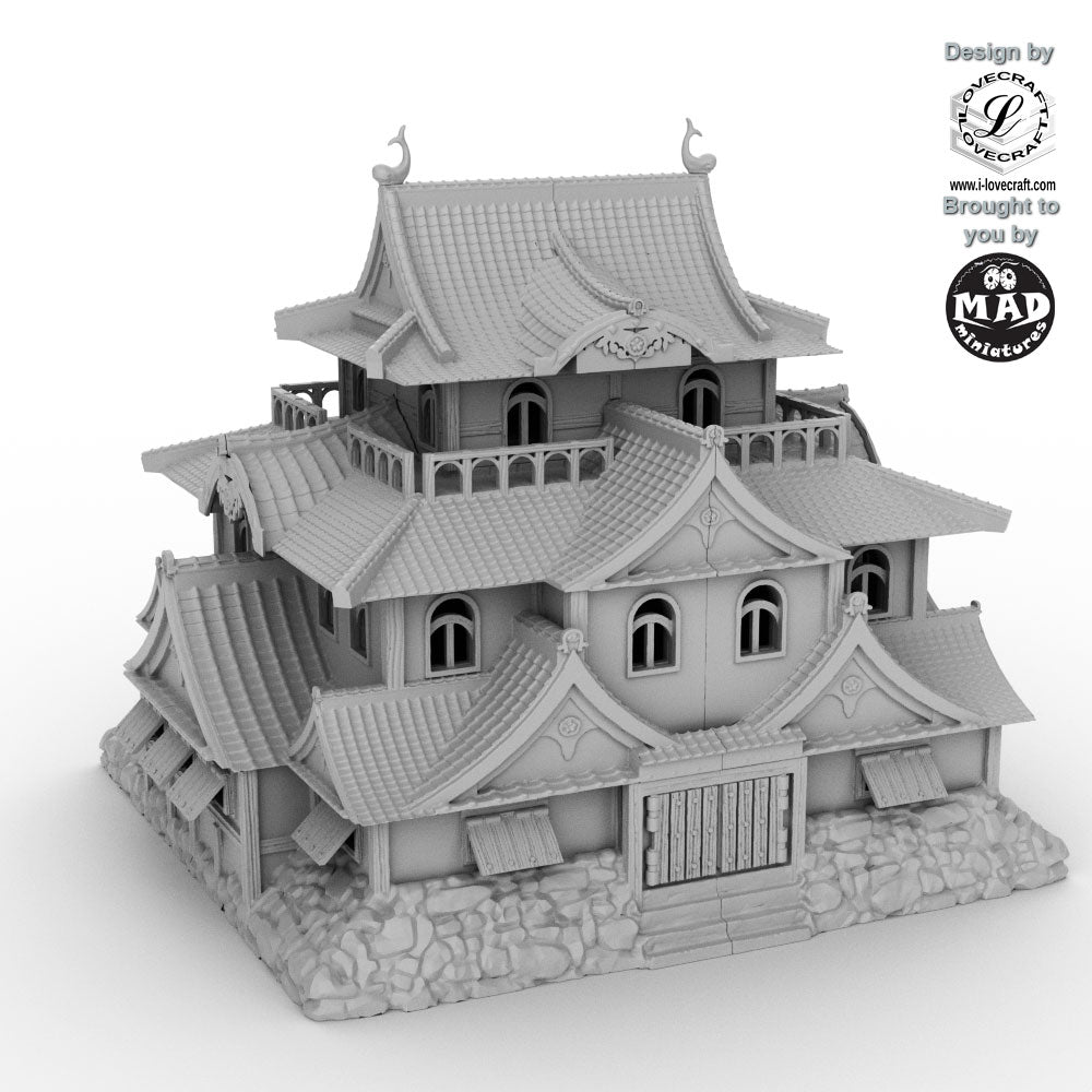 Nippon Saga Matsue Castle – 28mm Terrain by Iain Lovecraft