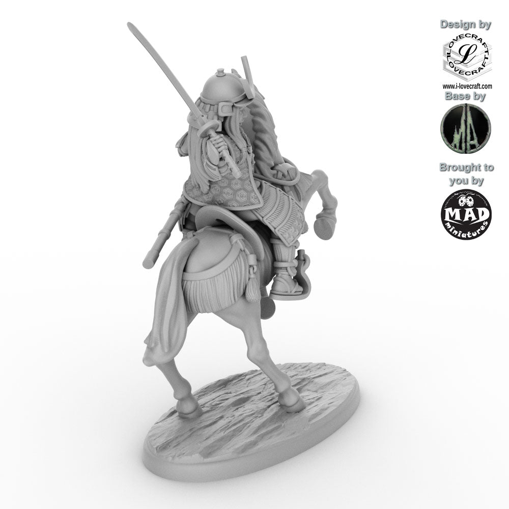 Mounted Onna Bugeisha Katana