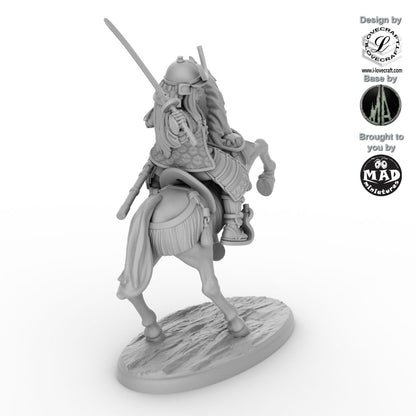 Mounted Onna Bugeisha Katana