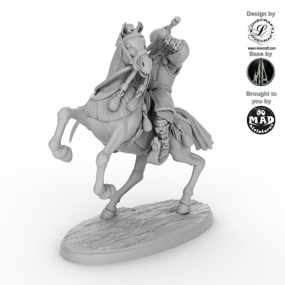 Mounted Ikko Ikki Monk Naginata