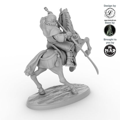 Mounted Ikko Ikki Monk Naginata