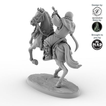 Mounted Ikko Ikki Monk Naginata