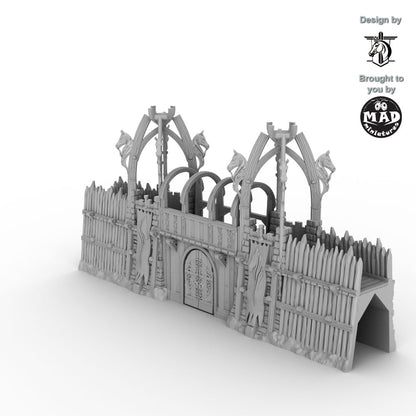 Gate Set with banners