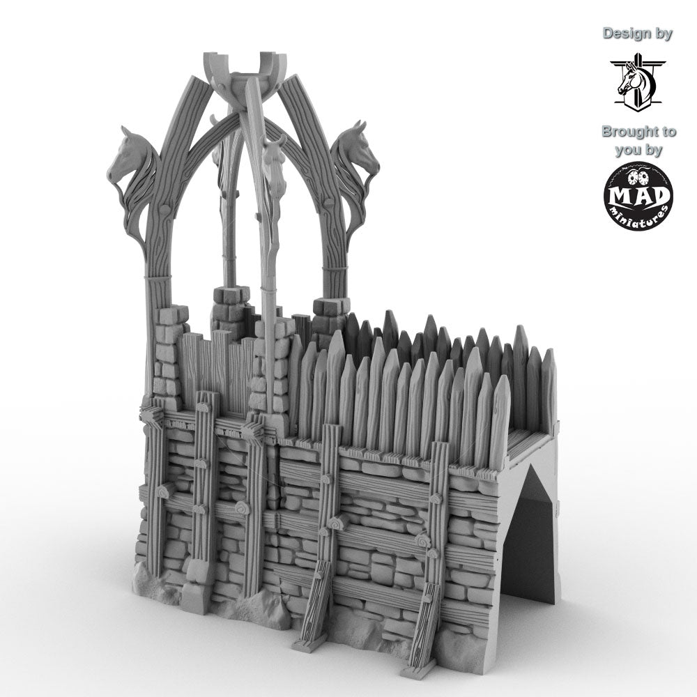 Horseheim Fortification Wall tower right