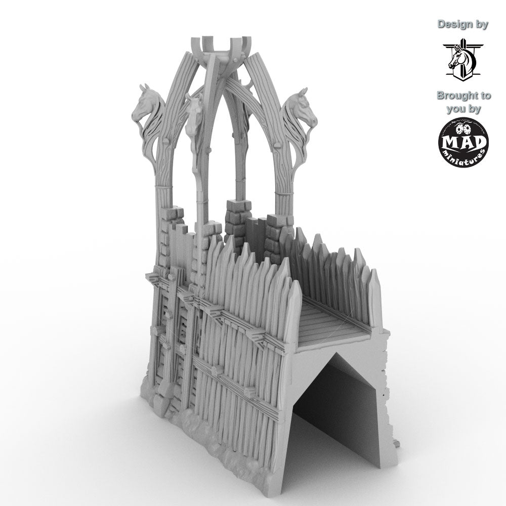 Horseheim Fortification Wall tower left