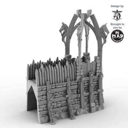 Horseheim Fortification Wall tower left