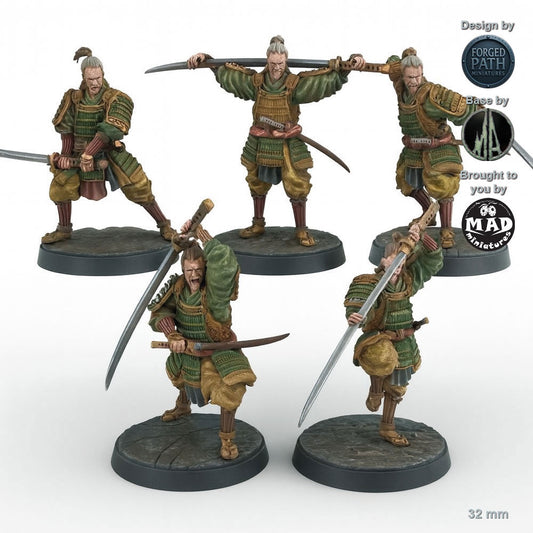 Odachi Samurai - Set of 5