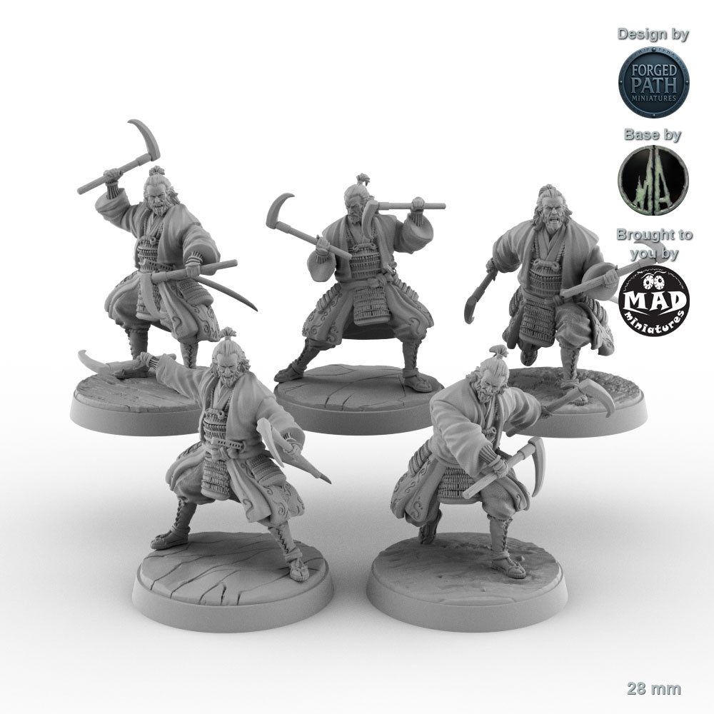 Kama Warrior - Set of 5