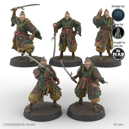 Katana Samurai - Set of 5