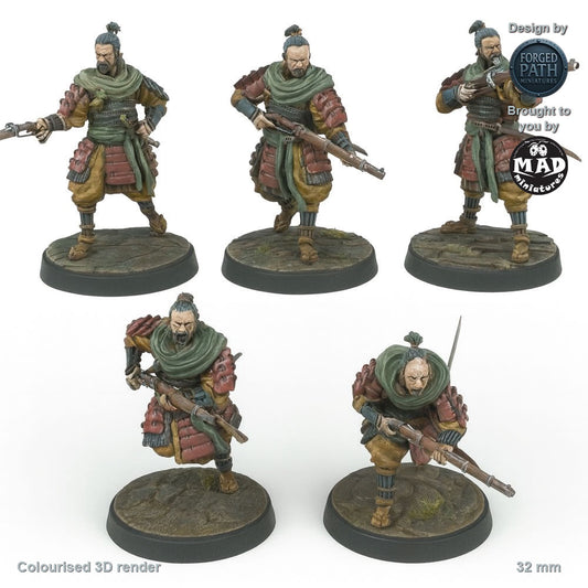 Tanegashima Samurai - Set of 5