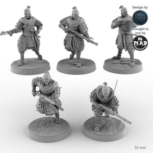 Tanegashima Samurai - Set of 5