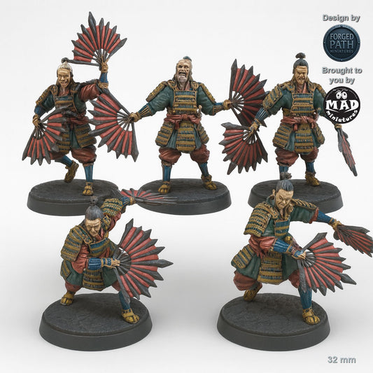 Tessen Samurai - Set of 5