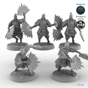 Tessen Samurai - Set of 5