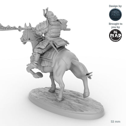 Samurai Naginata Cavalry - 5 versions