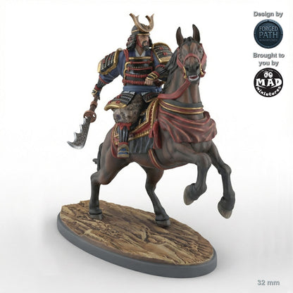 Samurai Naginata Cavalry - 5 versions