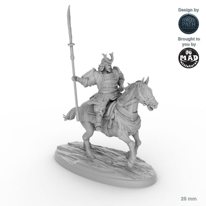 Samurai Naginata Cavalry - 5 versions