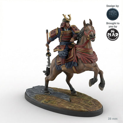 Samurai Naginata Cavalry - 5 versions