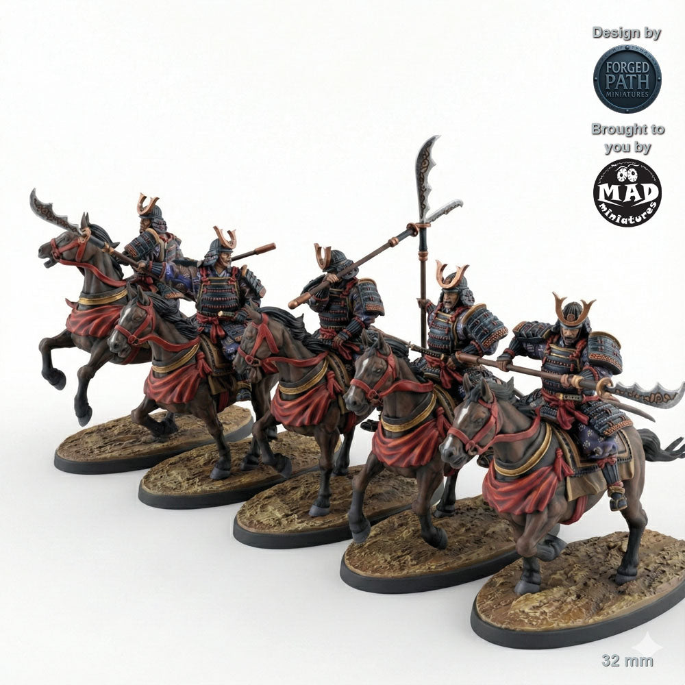 Samurai Naginata Cavalry - 5 versions