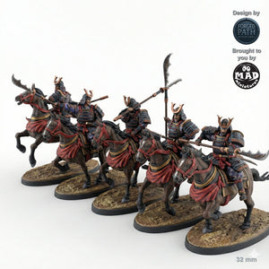 Samurai Naginata Cavalry - Set of 5