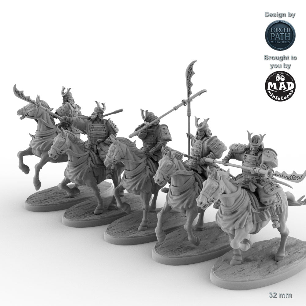Samurai Naginata Cavalry - 5 versions